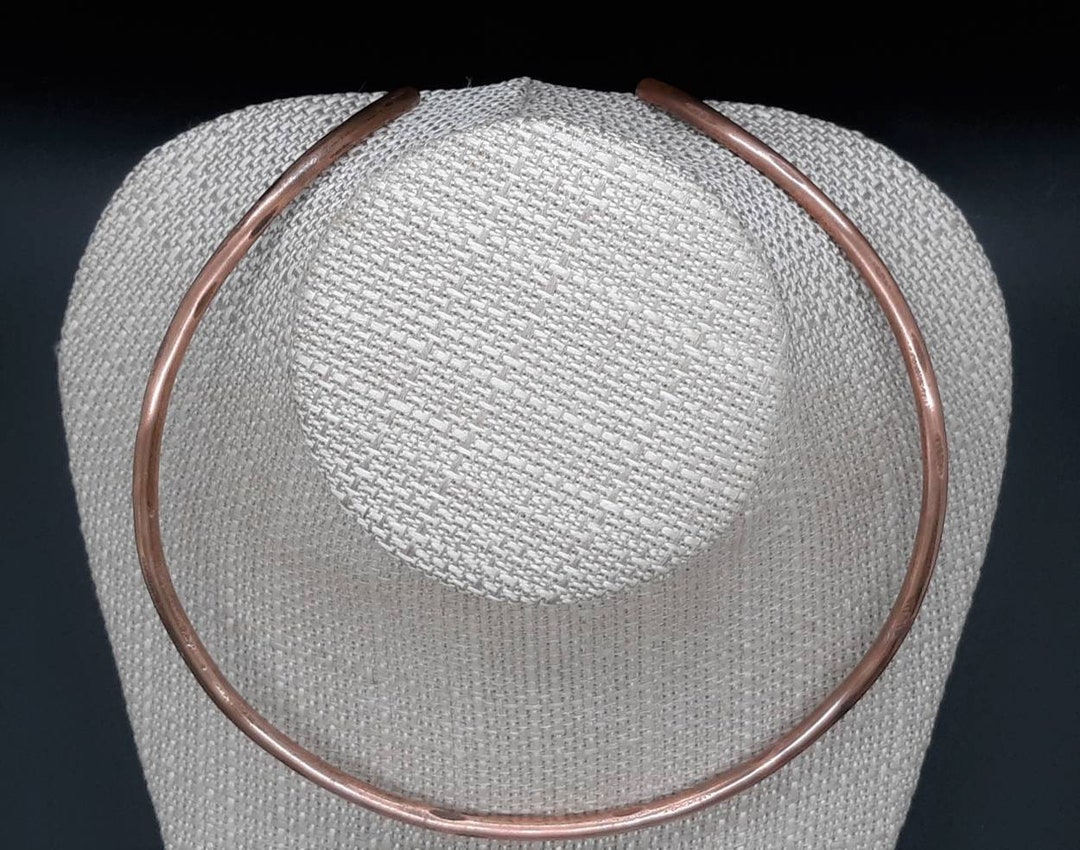 Choker Copper Choker Necklace Boho Necklace Copper Jewelry Etsy