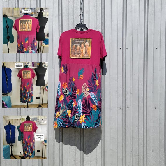 upcycled tee shirt dress Upcycled Graphic T-Shirts Mini Dress