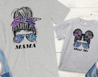 Mama and Mini Shirt - Mama Mini Me Shirt - Mama And Me Shirt - Mama Shirt - Mini Me Shirt - Mother's Day Gift - FS002