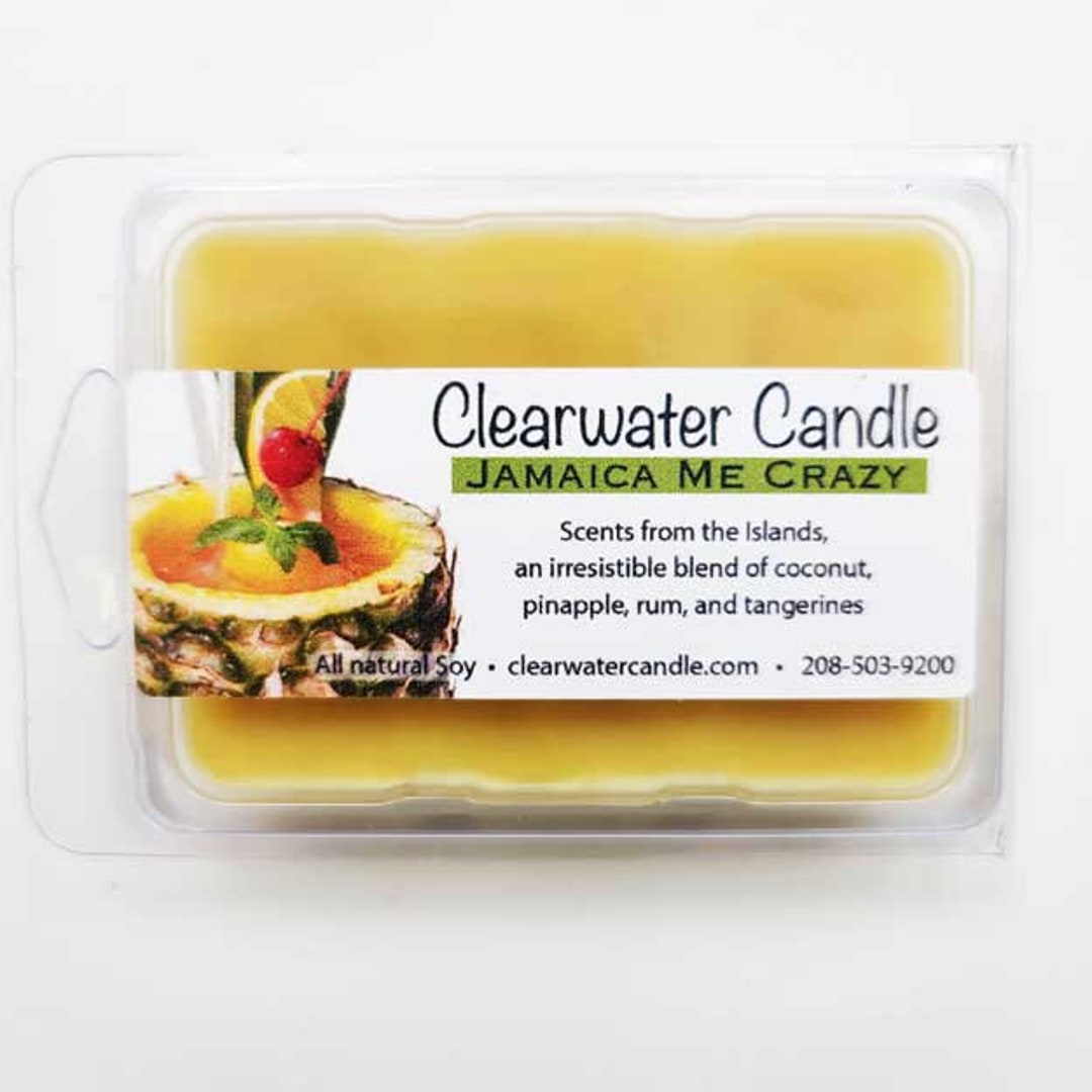 Jamaica Me Crazy 2.7 Oz Soy Wax Melts Soy Wax Tarts Clamshell Melts 6
