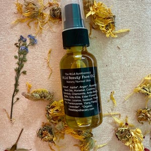 Organic Wild Beauty Face Oil: Hydrating, Vitamin-Rich