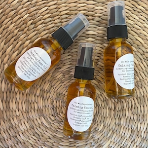 Calming Face Oil, Soothing, Anti Aging, for Sensitive Skin, with Chamomile & Lavender