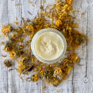 Calendula Face Butter, Calendula Cream, Sensitive Skin Cream, Calendula Salve, Organic Moisturizer, Face Cream