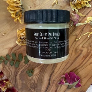 Moisturizing Face Cream: Natural Skincare, Organic Face Cream, Glowing Skin, Wrinkle Reducing, Deep Hydration