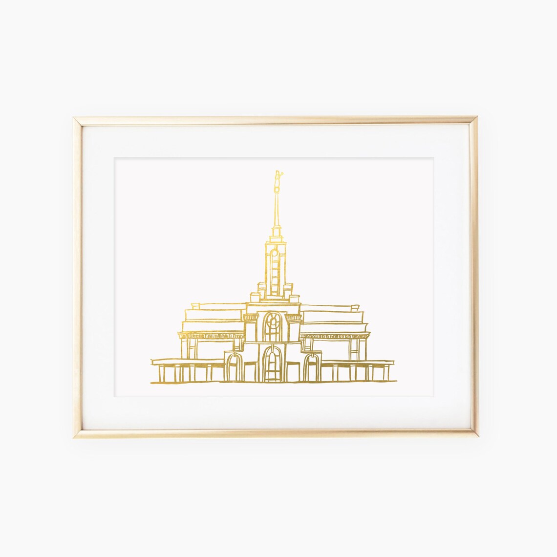 LDS Mt Timpanogos Utah Temple Gold Foil Art Print Etsy LDS Mt Timpanogos Utah Temple Gold Foil Art Print Etsy