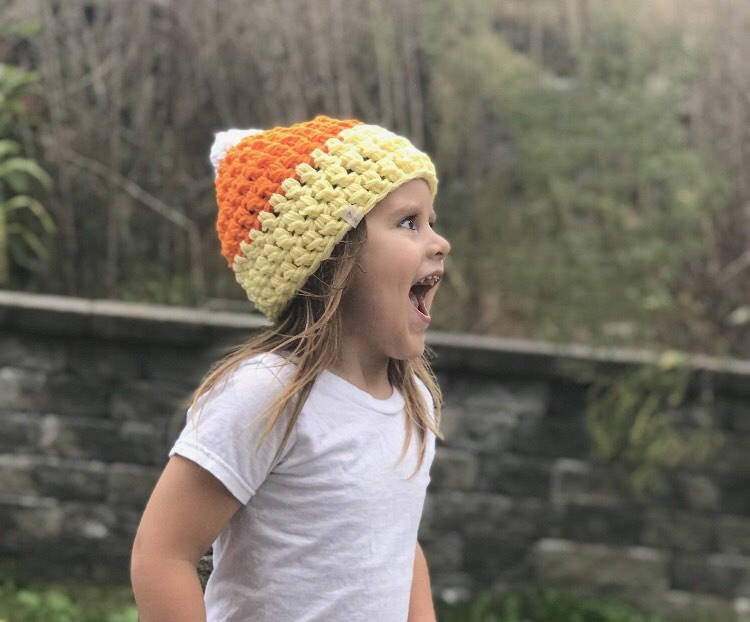 Candy Corn Hat Crochet Candy Corn Hat 
