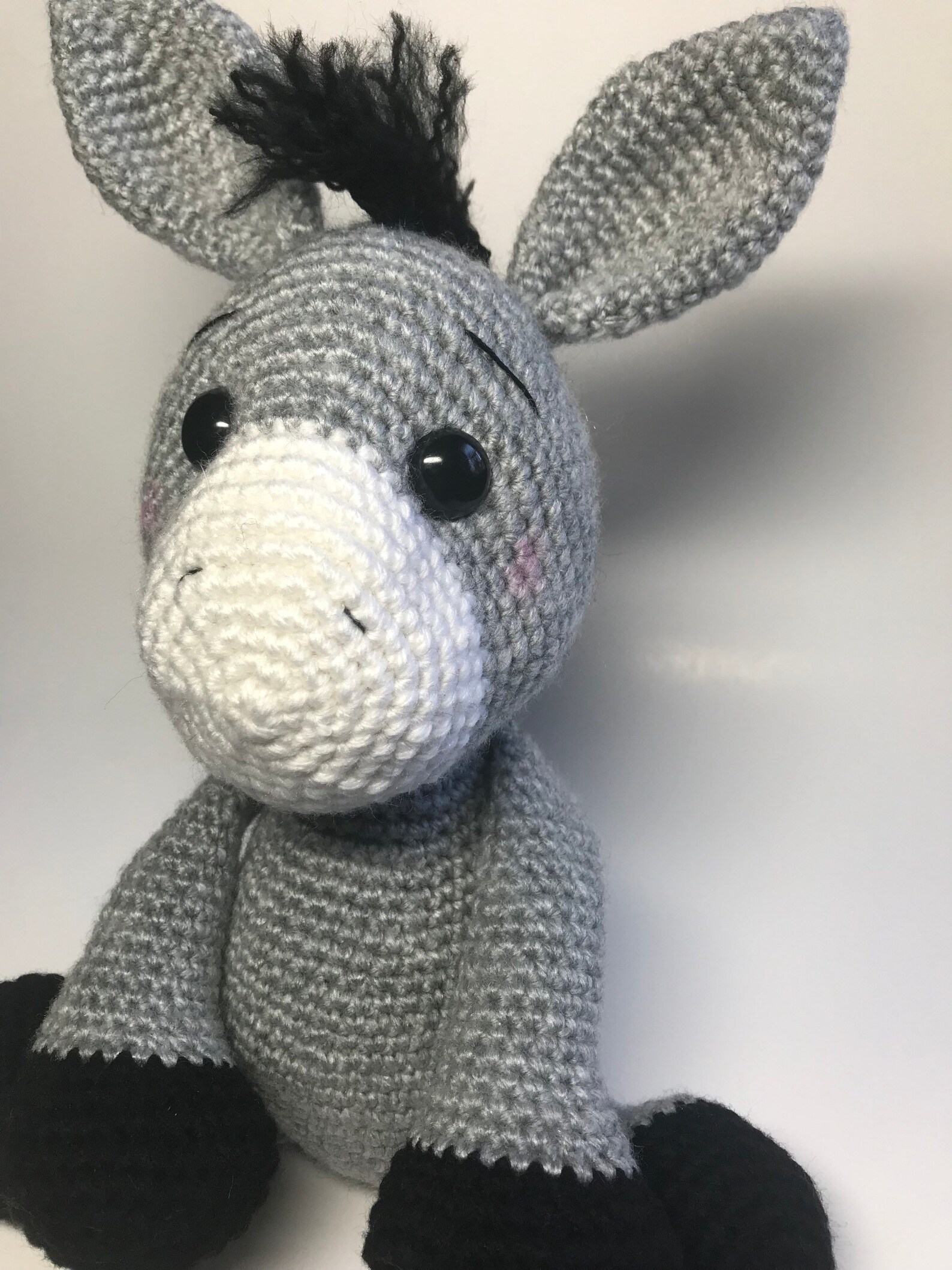 Crochet donkey donkey doll cute donkey Sweet oddity art Etsy