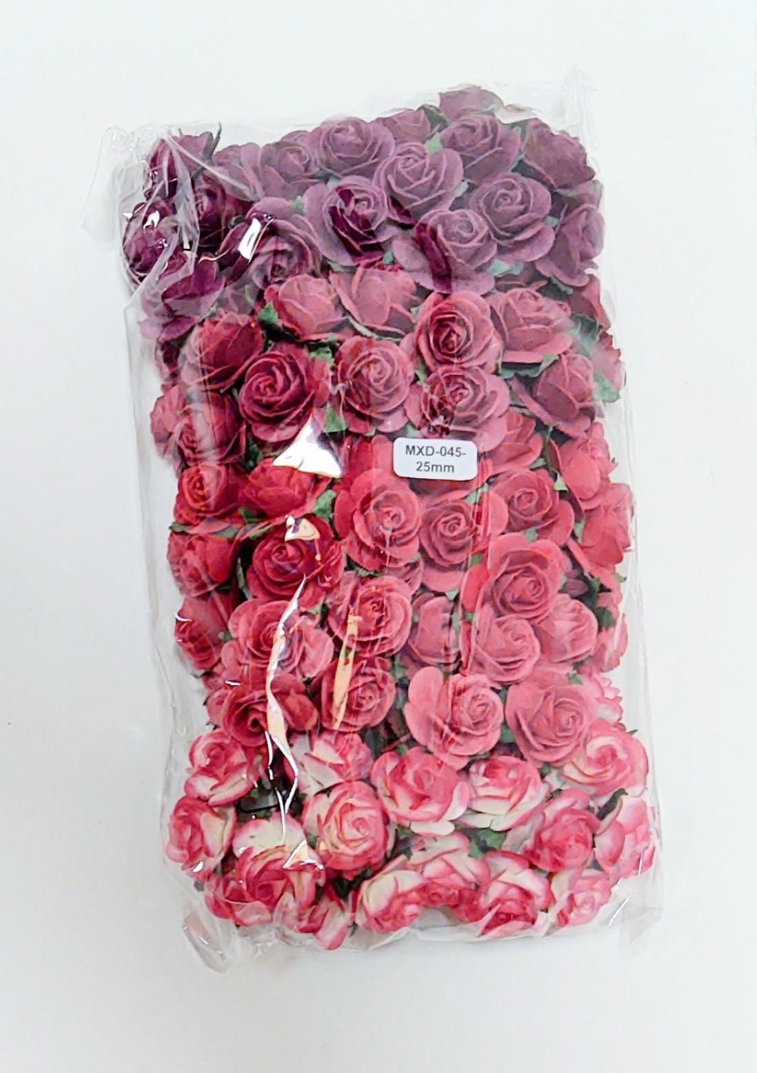 100 Red Roses Paper 100 Red Roses, Handmade Mulberry Paper Open Roses #SAA-005, #SAA-595, # ...