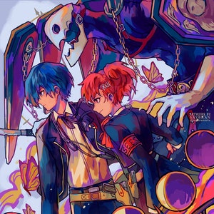 P3 Protagonists & Thanatos Print 11x14&quot;