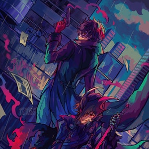 P5 Joker & Crow Showtime 11x14" Print