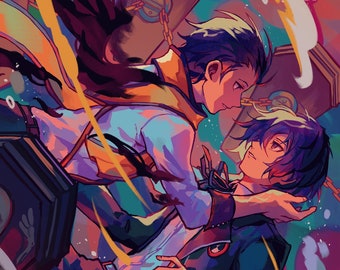 P3 Ryoji & MC 11x14" Print