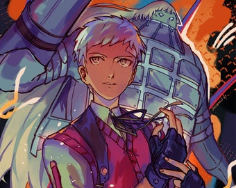 P3 Akihiko y Polydeuces 5x7" Mini impresión