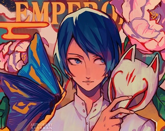 P5 Yusuke Kitagawa "Emperor" 5x7" Mini Foil Print