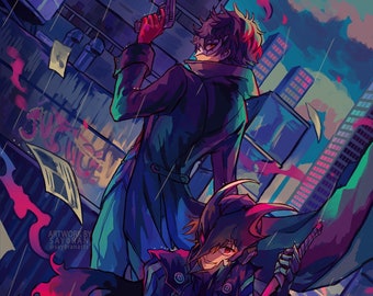 P5 Joker & Crow Showtime 11x14&quot; Print