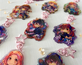 P5 2.5" Glitter Epoxy Acrylic Charms