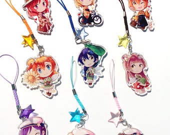 Love Live Muse 2" Clear Double-sided Acrylic Charms