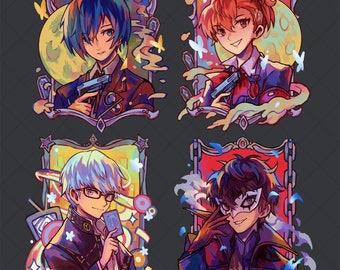 PREORDER: P3-5 Protagonists 3" Foil Acrylic Charms