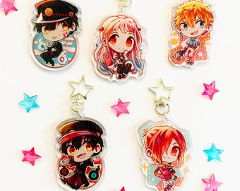 Hanako-kun 2.5" Clear Double-Sided Acrylic Charms