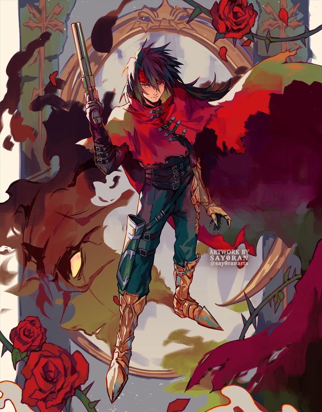 FF7 Vincent Valentine 11x14" Print