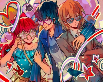 persona 5 protagonist body pillow