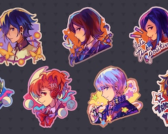 Persona P1-P5 Protagonists 3" Vinyl Stickers