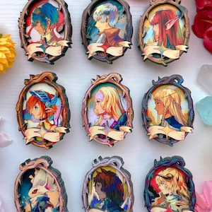 Metaphor 3&quot; Layered Wood Pins