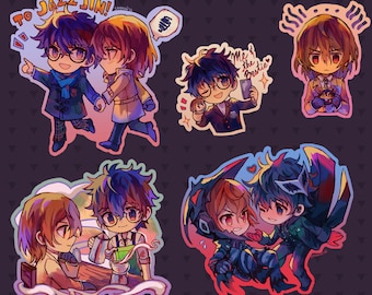 P5 Akechi & Joker Vinyl Stickers