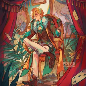 Honkai Star Rail Aventurine Print 11x14&quot;