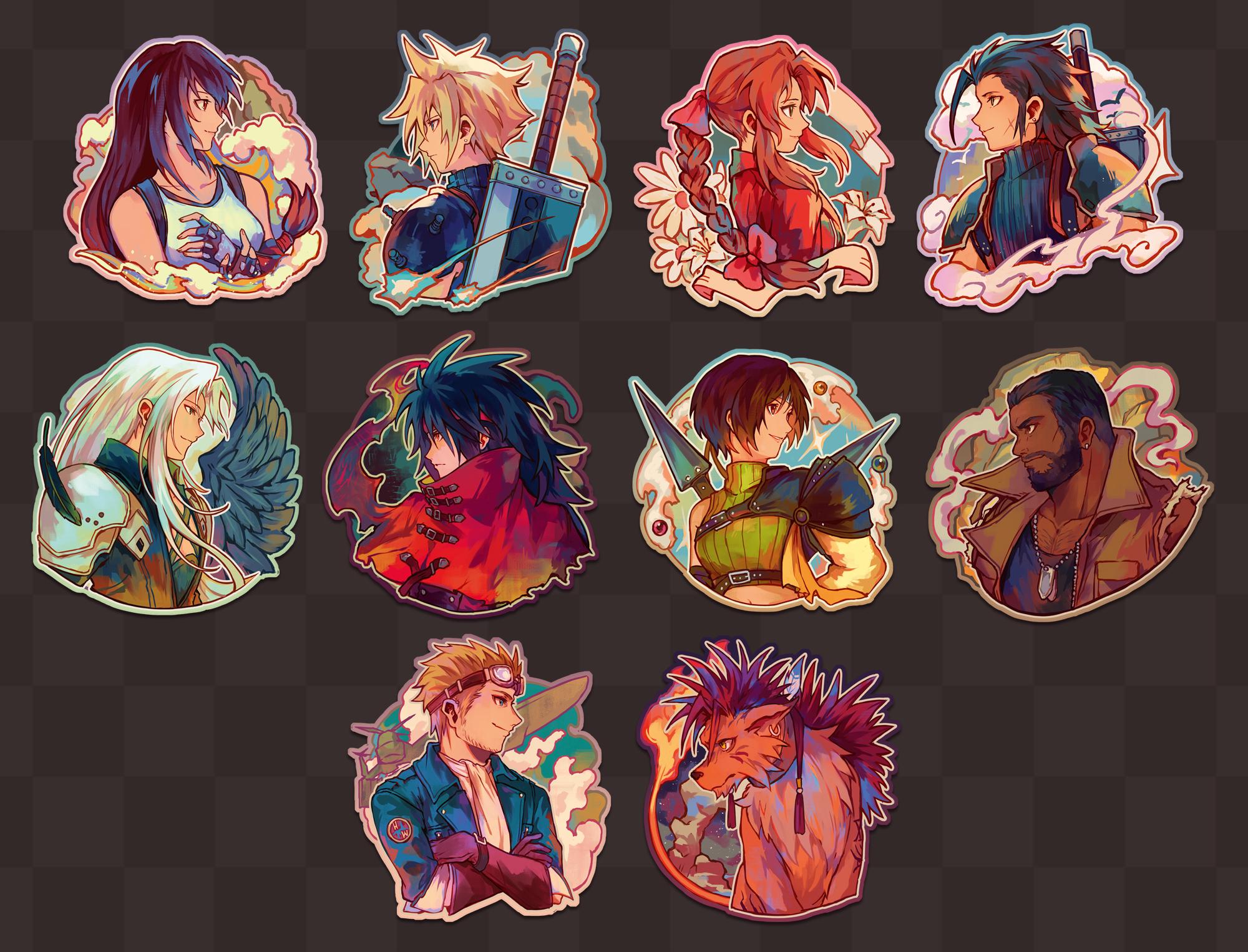 Ff7 Cloud Strife Sticker - Etsy