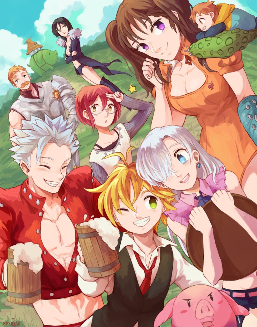 Nanatsu No Taizai on We Heart It in 2023  Seven deadly sins anime, Anime,  Kawaii anime