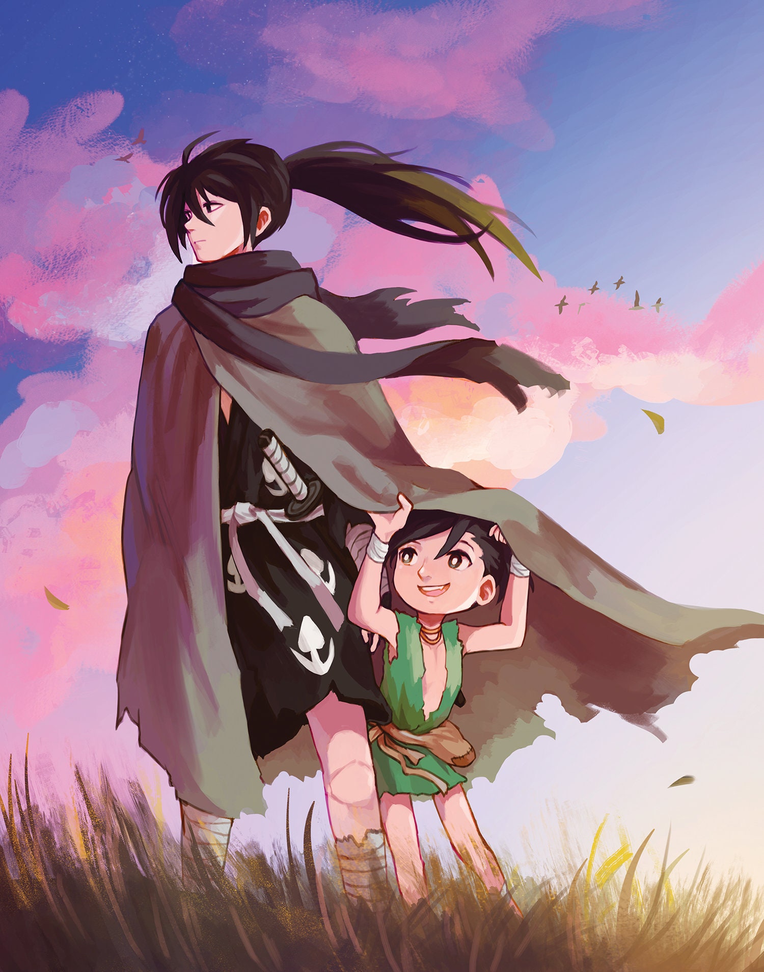 Hyakkimaru Art From Anime Dororo – Paint By Number