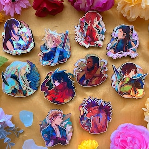 FF7 3" Layered Wood Pins