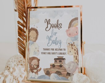 Noah's Ark Favors Sign | Noah's Ark Theme | Baby Shower | Kids Birthday Party | Baptism | First Birthday | Biblical | NA22