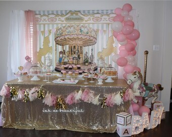 Carousel Candy Table Etsy