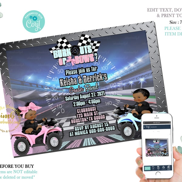 Gender Reveal Motorcycle Ideas Etsy