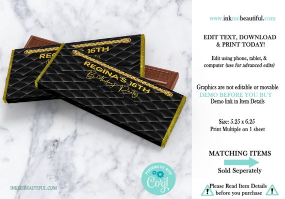 EDITABLE | Paris Theme Candy Bar Label | Paris Theme | Baby Shower | Parisian Theme PP22 Il_570xn