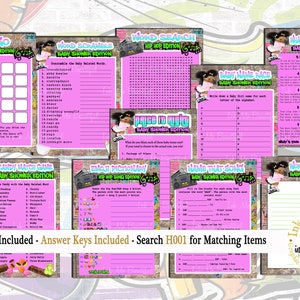 DIGITALE DATEI Baby Girl Party, 13x18, 80er 90er Party, 80er Babyparty, 80er Baby, 80er Baby, H001
