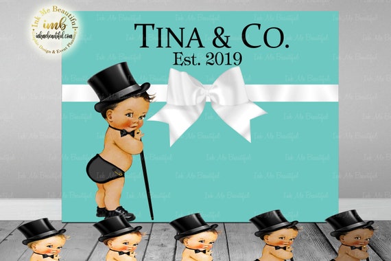 DIGITAL FILE Baby and CO, Baby Shower, Baby and Co, Store Backdrop, Candy Table Backdrop, Photo Backdrop, Backdrop Il_570xn
