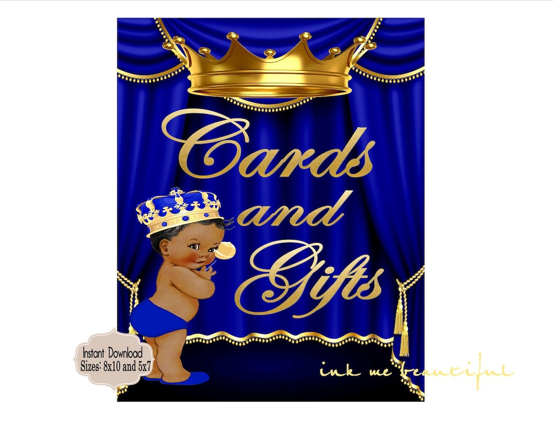 PRINTABLE Royal Baby Shower Print Cards and Gifts , Royal Baby Shower Decor, Royal Collection RB ...