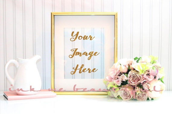 Styled Stock Photography / Photobooth Table/Blank Frame / Mock up/Instant Download/1 JPEG Digital Image/ 1 PNG FILE/ Photoshop Not Required Il_570xn