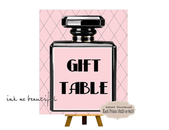 DIGITAL FILE Gift Table Sign, Baby Shower, Fashion Baby Shower, Baby Shower Decor, Bridal Shower, Birthday Party Il_570xn