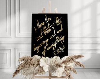 PRINTABLE I Love Her Sign Gatsby party decoration, Roaring 20s Art deco,Wedding Sign, Wedding Decor, Gatsby Quote