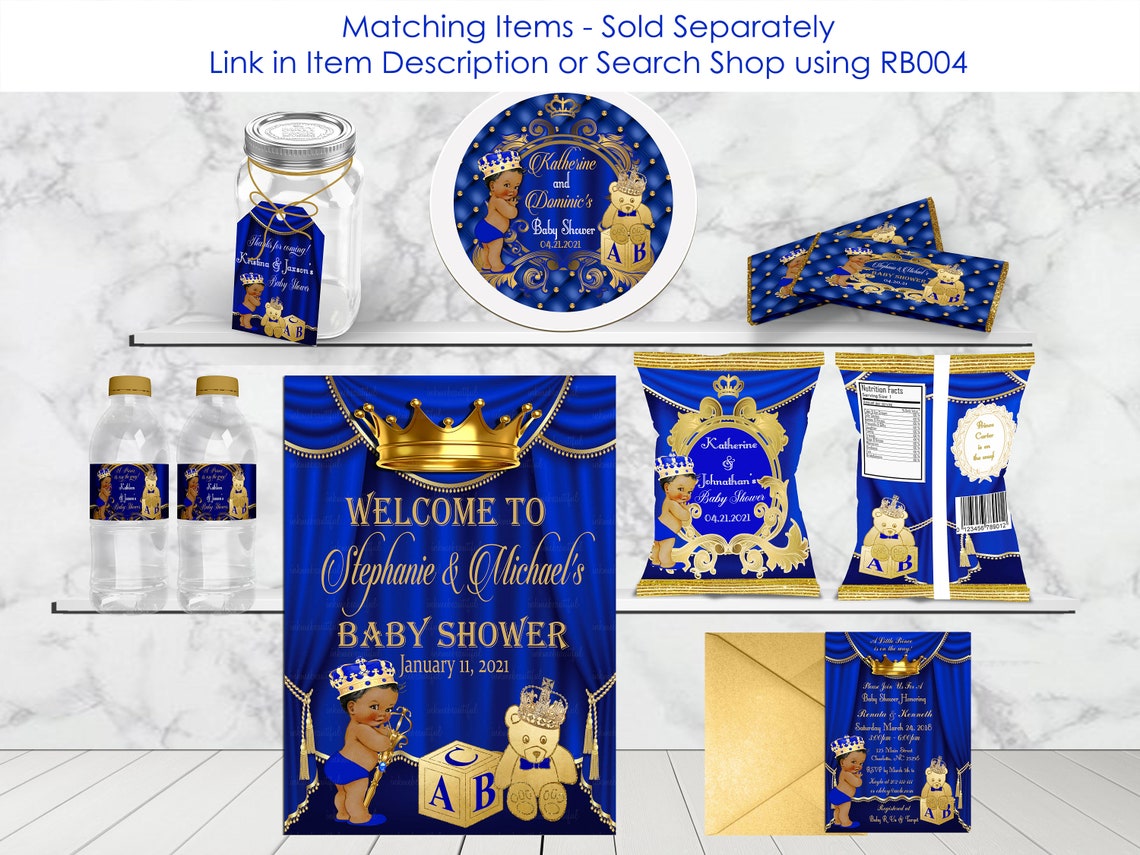 PRINTABLE Royal Baby Shower Print Cards and Gifts Royal Baby - Etsy