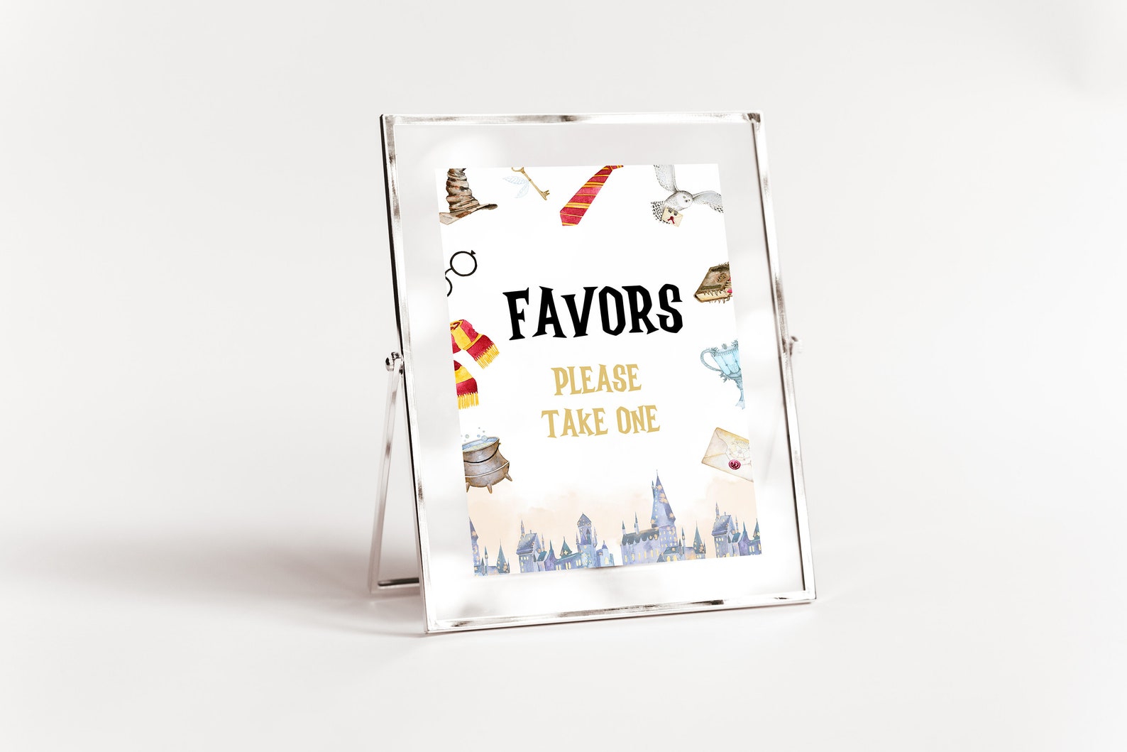 PRINTABLE Wizard Favors Table Sign Wizard Birthday Sign Wizard Baby ...