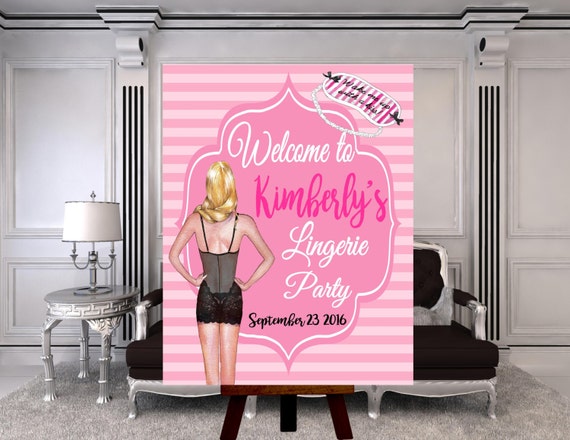 PRINTABLE Welcome Bridal Shower Poster, Welcome Poster, Rustic Wedding Printable, Lingerie Party, SpadeShowerS0100 Il_570xn