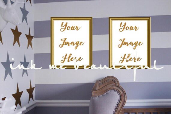 Styled Stock Photography/Nursery Mock Photo/ Blank Frame/ Mock up/Instant Download/PNG FILES/ Photoshop Not Required Il_570xn