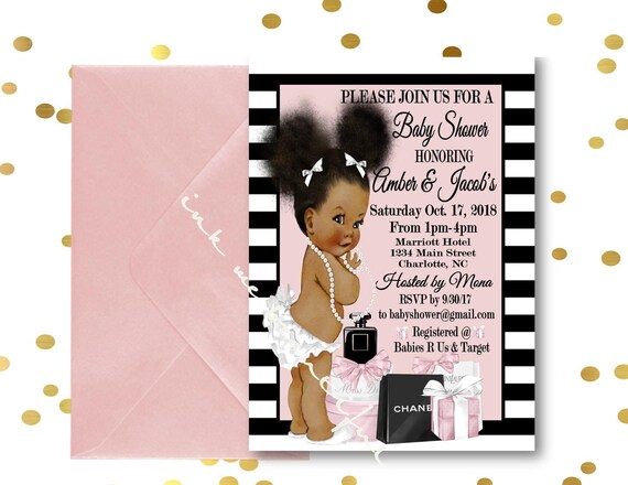Couture Baby Shower Invitations Zazzle