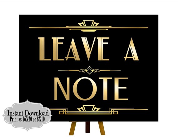 PRINTABLE His Smile ,Gatsby party decoration, Roaring 20s Art deco,Wedding Sign, Wedding Decor, Gatsby Quote, Gatsby Collection Il_570xn