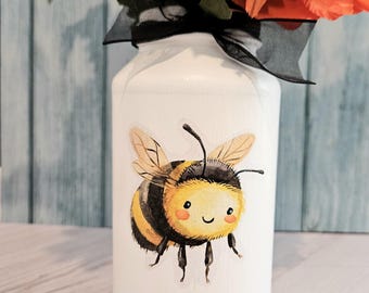 Bee Flower Vase: Friendship Gift, Teacher Appreciation