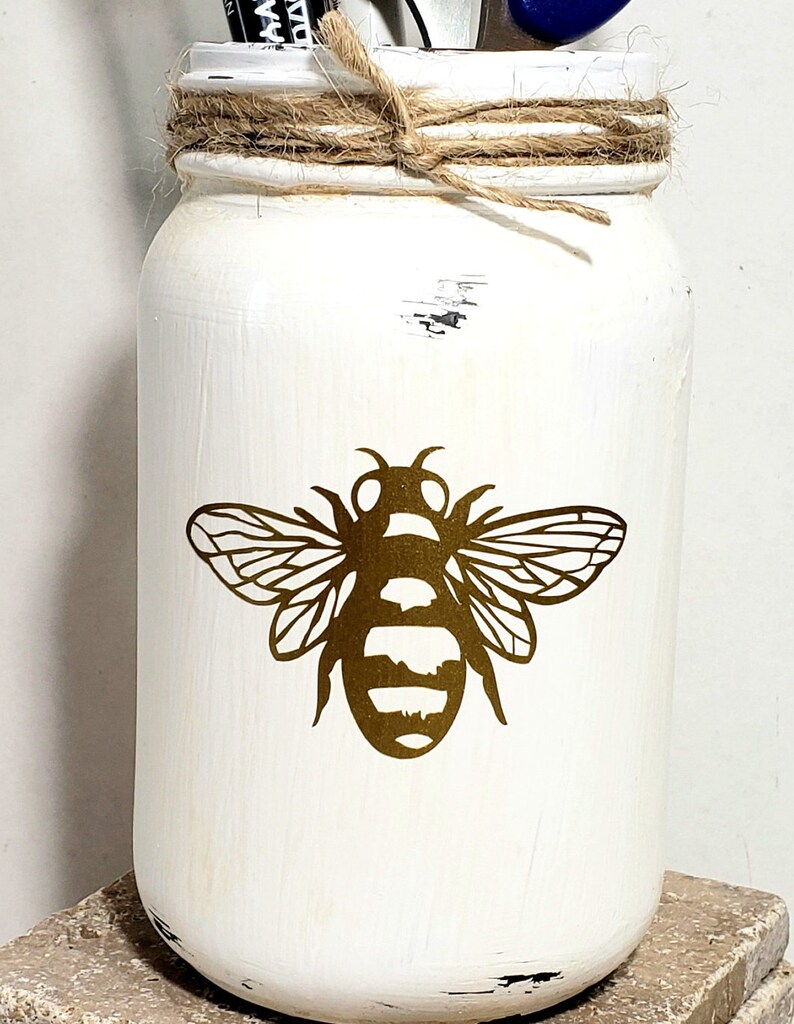 Honeybee Pencil Holder Bumblebee Gifts Teacher Gift Gifts Etsy